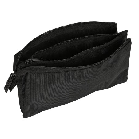 Portaoggetti Triplo Marvel Nero (22 x 12 x 3 cm)