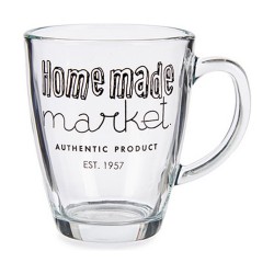Tazza Mug Vivalto Market Trasparente 320 ml (6 Unità)