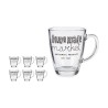 Tazza Mug Vivalto Market Trasparente 320 ml (6 Unità)