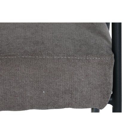 Poltrona DKD Home Decor Grigio Metallo Poliestere (64 x 69,5 x 76 cm)
