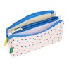 Portaoggetti Triplo Benetton Topitos Bianco (22 x 12 x 3 cm)
