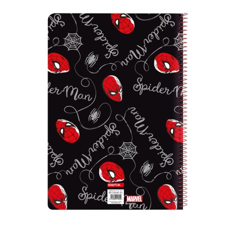 Agenda Spider-Man Hero Nero A4 80 Pagine
