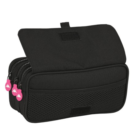 Portaoggetti Triplo Kappa Black and pink Nero (21,5 x 10 x 8 cm)