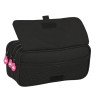 Portaoggetti Triplo Kappa Black and pink Nero (21,5 x 10 x 8 cm)