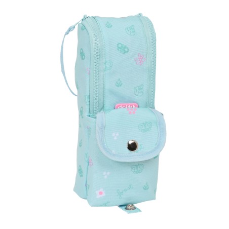 Astuccio Scuola Glow Lab Cute doll Azzurro Chiaro (6 x 21 x 6 cm)