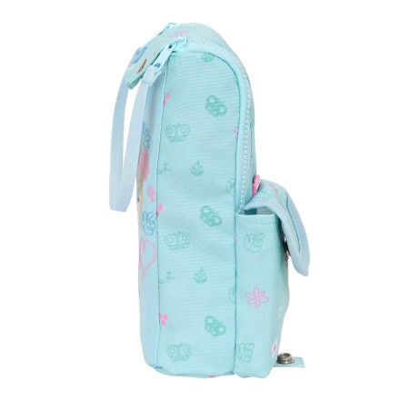 Astuccio Scuola Glow Lab Cute doll Azzurro Chiaro (6 x 21 x 6 cm)