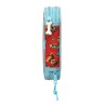 Astuccio per la Scuola con Accessori The Paw Patrol Funday Azzurro Rosso 12.5 x 19.5 x 4 cm (28 Pezzi)