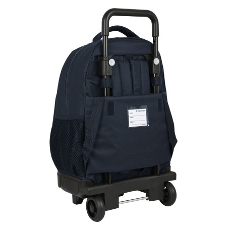 Trolley per la Scuola F.C. Barcelona Rosso Granato Blu Marino 33 X 45 X 22 cm