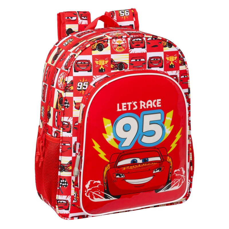 Zaino Scuola Cars Let's race Rosso Bianco (32 x 38 x 12 cm) Zaino Scuola Cars Let's race Rosso Bianco (32 x 38 x 12 cm)