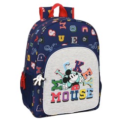 Zaino Scuola Mickey Mouse Clubhouse Only one Blu Marino 33 x 42 x 14 cm