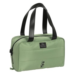 Necessaire per la Scuola Minnie Mouse Mint shadow Verde militare 31 x 14 x 19 cm