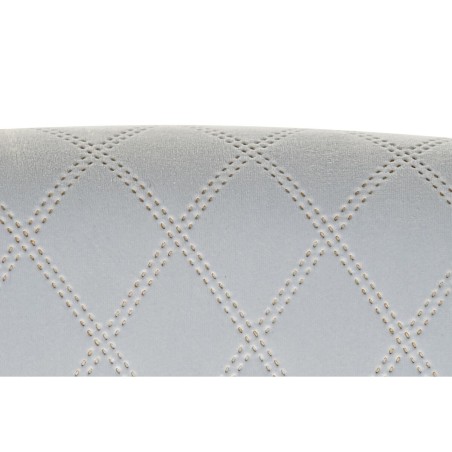 Poltrona DKD Home Decor Nero Metallo Blu cielo (76 x 76 x 82 cm)