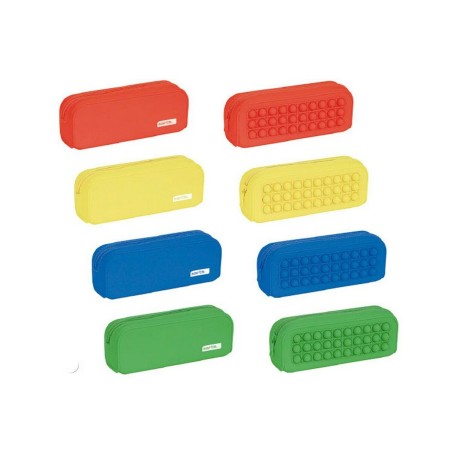Astuccio Scuola Safta Pop It Multicolore Set (12 Pezzi)