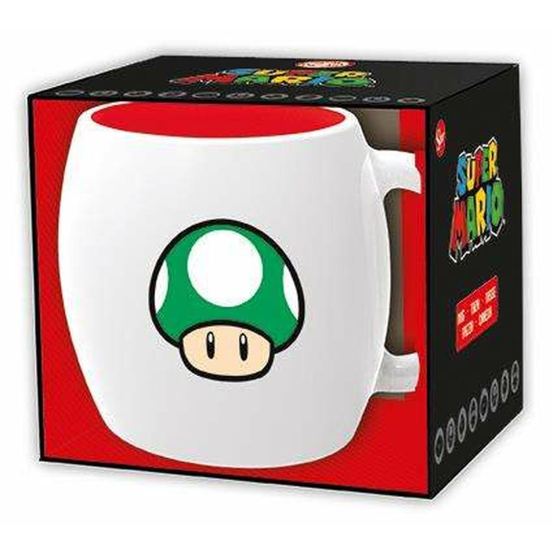 Tazza con Scatola Super Mario 1-UP Ceramica 360 ml Tazza con Scatola Super Mario 1-UP Ceramica 360 ml