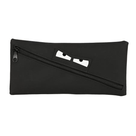 Astuccio Scuola Safta   Viso 22 x 11 x 1 cm Nero