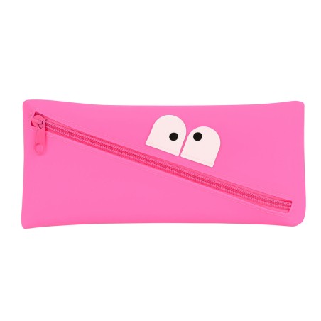 Astuccio Scuola Safta   Viso 22 x 11 x 1 cm Fucsia