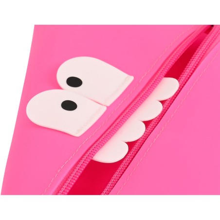 Astuccio Scuola Safta   Viso 22 x 11 x 1 cm Fucsia