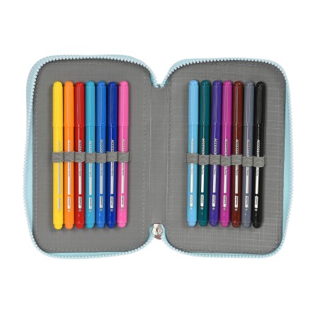 Astuccio Doppio Moos Garden Turchese 12.5 x 19.5 x 4 cm (28 Pezzi)