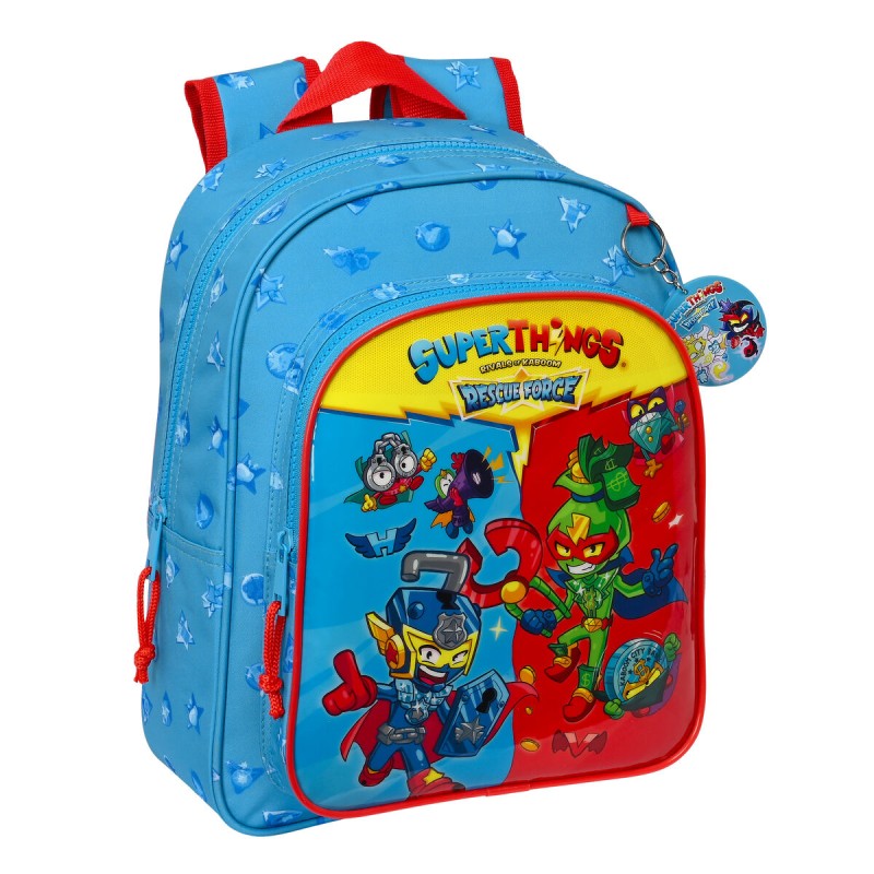 Zaino Scuola SuperThings Rescue force 27 x 33 x 10 cm Azzurro Zaino Scuola SuperThings Rescue force 27 x 33 x 10 cm Azzurro