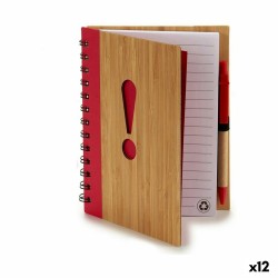 Quaderno ad Anelli con Penna Pincello 1711110 14 x 18 cm Simboli (12 Unità)