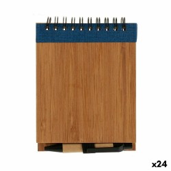 Quaderno ad Anelli con Penna Pincello AR1810135 1 x 10 x 13 cm Bambù (24 Unità)