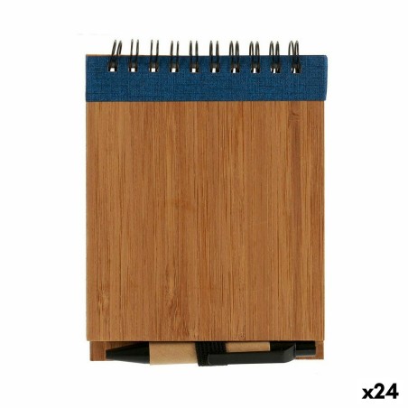 Quaderno ad Anelli con Penna Pincello AR1810135 1 x 10 x 13 cm Bambù (24 Unità)