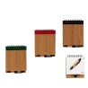 Quaderno ad Anelli con Penna Pincello AR1810135 1 x 10 x 13 cm Bambù (24 Unità)