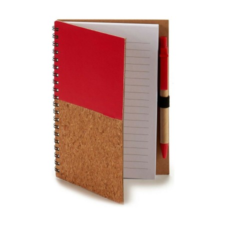 Quaderno ad Anelli con Penna Pincello 1711112 12,5 x 18 cm Legno (12 Unità)