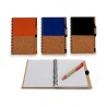Quaderno ad Anelli con Penna Pincello 1711112 12,5 x 18 cm Legno (12 Unità)