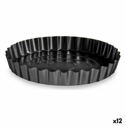 Stampo da Forno Kinvara CK56493 Grigio scuro Metallo Acciaio al carbonio Ø 28 cm (12 Unità)
