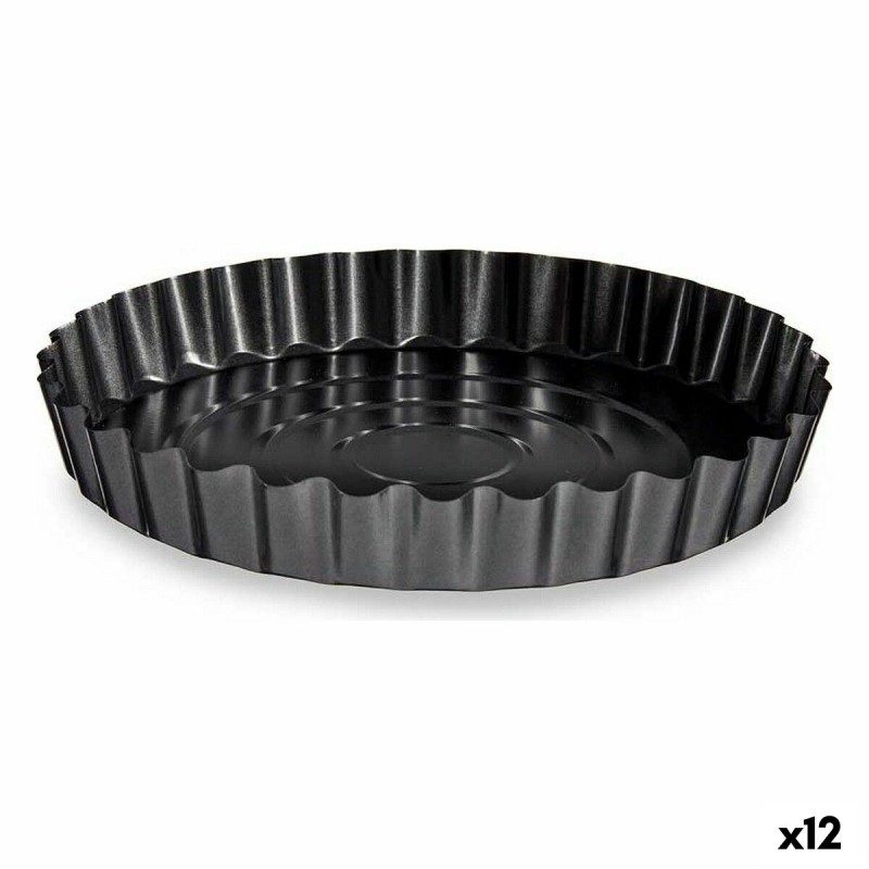 Stampo da Forno Kinvara CK56493 Grigio scuro Metallo Acciaio al carbonio Ø 28 cm (12 Unità) Stampo da Forno Kinvara CK56493 Grigio scuro Metallo Acciaio al carbonio Ø 28 cm (12 Unità)