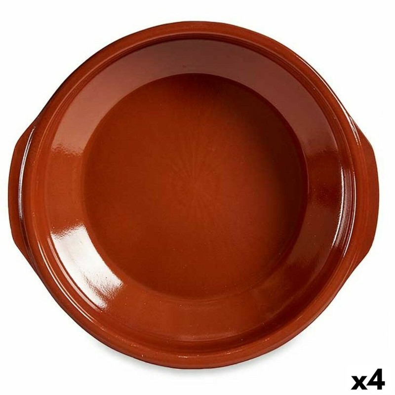 Teglia 0138 Argilla cotta Ø 38 cm (4 Unità) Teglia 0138 Argilla cotta Ø 38 cm (4 Unità)