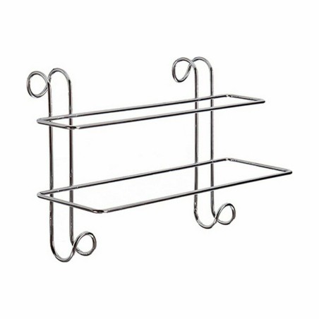 Portasciugamani W4294 Argentato Metallo 14 x 20 x 39 cm (6 Unità)