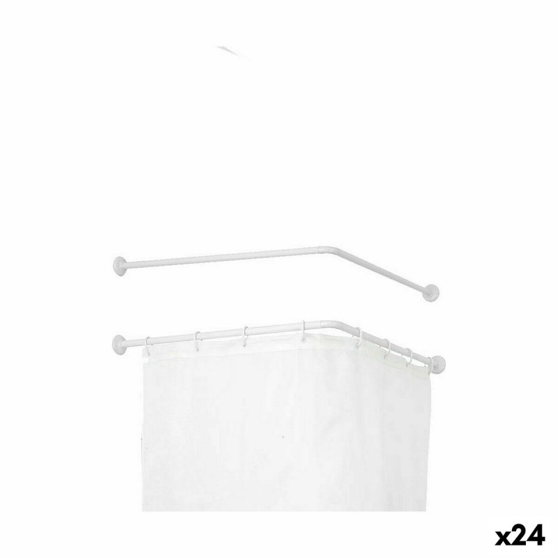 Bastone per Tende Berilo B0769L Bianco Alluminio 80 cm Di Doccia (24 Unità) Bastone per Tende Berilo B0769L Bianco Alluminio 80 cm Di Doccia (24 Unità)