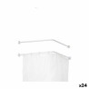 Bastone per Tende Berilo B0769L Bianco Alluminio 80 cm Di Doccia (24 Unità)