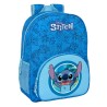 Zaino Scuola Stitch Azzurro 33 x 42 x 14 cm