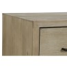 Credenza DKD Home Decor Nero Naturale Metallo Legno MDF 120 x 40 x 64 cm