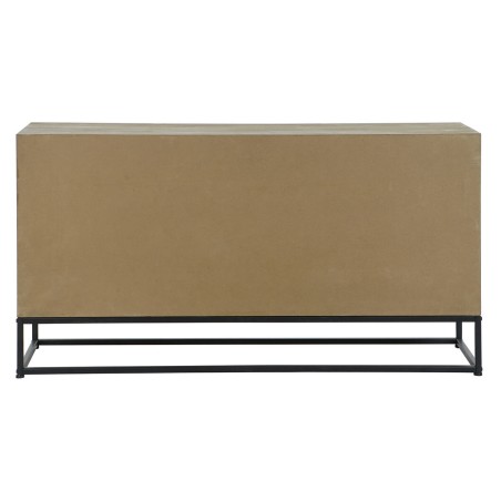 Credenza DKD Home Decor Nero Naturale Metallo Legno MDF 120 x 40 x 64 cm