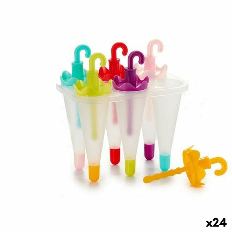 Stampo per Gelati Leknes CN71546-1 polipropilene 11 x 16,5 x 16 cm Ombrelli (24 Unità) Stampo per Gelati Leknes CN71546-1 polipropilene 11 x 16,5 x 16 cm Ombrelli (24 Unità)