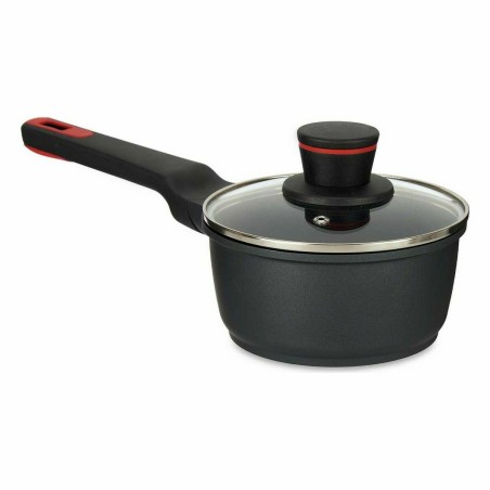 Casseruola con Coperchio Kinvara 77782 Nero Alluminio Bachelite Ø 16 cm (6 Unità)