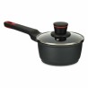 Casseruola con Coperchio Kinvara 77782 Nero Alluminio Bachelite Ø 16 cm (6 Unità)