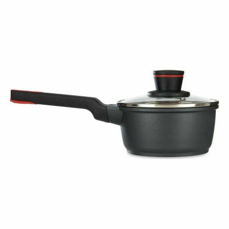 Casseruola con Coperchio Kinvara 77782 Nero Alluminio Bachelite Ø 16 cm (6 Unità)