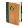 Quaderno ad Anelli con Penna Pincello AR1810136 1 x 18 x 14 cm Bambù (12 Unità)