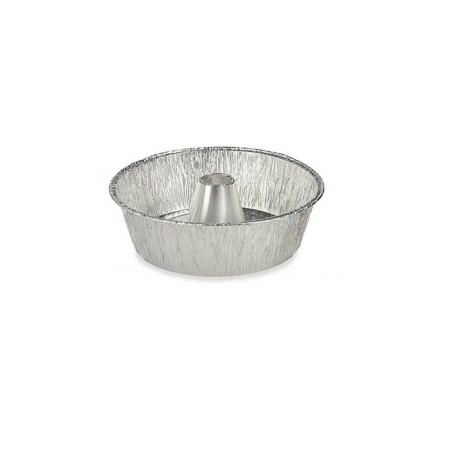 Stampo per Budino Kinvara 30287C Argentato Alluminio 25 x 7,7 x 25 cm Monouso Flan (12 Unità)
