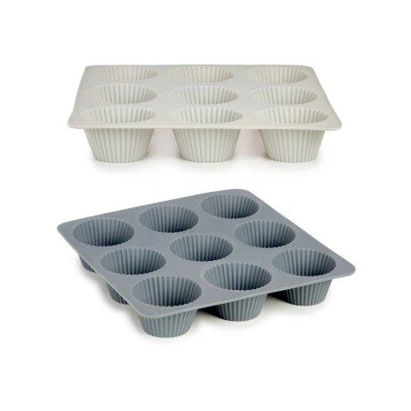 Teglia per Muffin Kinvara HH421 Grigio chiaro Grigio scuro 22 x 3 x 22 cm Muffin (6 Unità)
