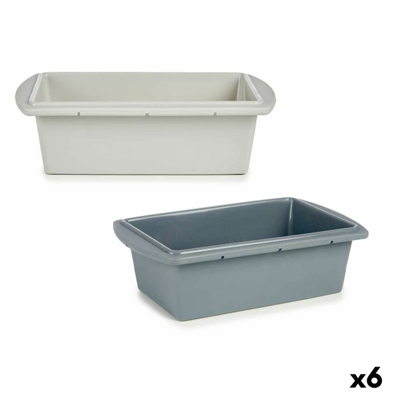 Stampo per Dolci Kinvara HH038 Grigio chiaro Grigio scuro Silicone 1,5 L 16 x 7 x 27,5 cm Torta (6 Unità) Stampo per Dolci Kinvara HH038 Grigio chiaro Grigio scuro Silicone 1,5 L 16 x 7 x 27,5 cm Torta (6 Unità)