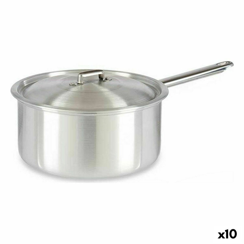 Casseruola con Coperchio Kinvara 100022 Argentato Alluminio 4 L 24,5 x 12 x 41 cm (10 Unità) Casseruola con Coperchio Kinvara 100022 Argentato Alluminio 4 L 24,5 x 12 x 41 cm (10 Unità)