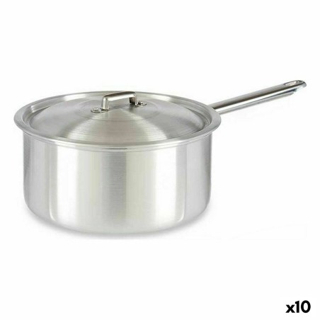 Casseruola con Coperchio Kinvara 100022 Argentato Alluminio 4 L 24,5 x 12 x 41 cm (10 Unità)