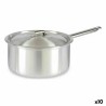 Casseruola con Coperchio Kinvara 100022 Argentato Alluminio 4 L 24,5 x 12 x 41 cm (10 Unità)