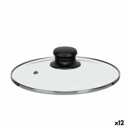 Coperchio per Pentola Kinvara CN-SW1304-20CM Trasparente Argentato Cristallo 20 cm (12 Unità)